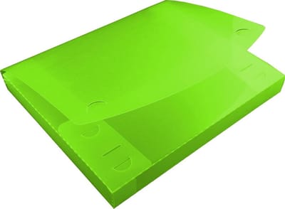 EXXO-HFP #36536 - Handige A4XL Documentenbox - Lime groen - 2 Stuks