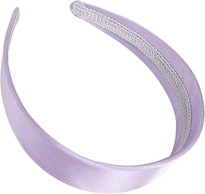 Paarse Satin Haarband van 3.5 cm | Brede Haarband voor Dames en Meisjes | Comfortabele en Stijlvolle Haaraccessoire zonder Tanden