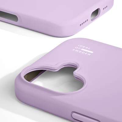 iDeal of Sweden Silicone Case geschikt voor MagSafe geschikt voor iPhone 17 - Lavender Milk