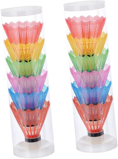 Badminton Bal - Sport Vogels - Vaardigheden Trainen - Goede Elasticiteit - 12 Stuks - Willekeurige Kleur