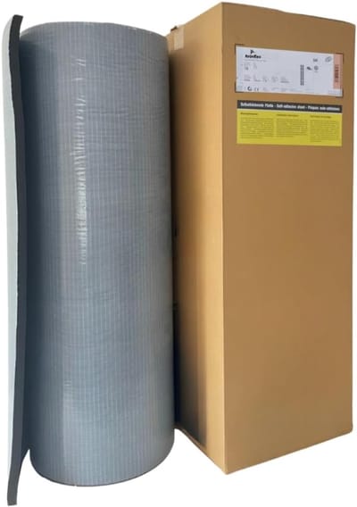 Isolatiematten - Geluidsisolatie Rubber - Voertuig Camper Boot - Zelfklevend 25mm Dik - 2x1 Meter - Zwart