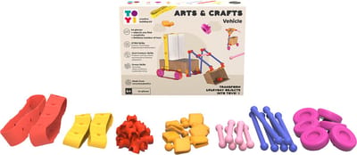 Toyi knutselpakket voertuigen - creatief bouwspeelgoed voor kinderen.
