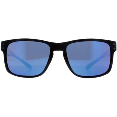 Atum Waterhouse C2 glanzend zwarte blauwe spiegelzonnebril