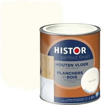 Histor Houten Vloer - 0,75 Liter - RAL 9010