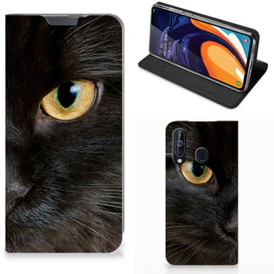 Samsung Galaxy A60 Hoesje maken Zwarte Kat