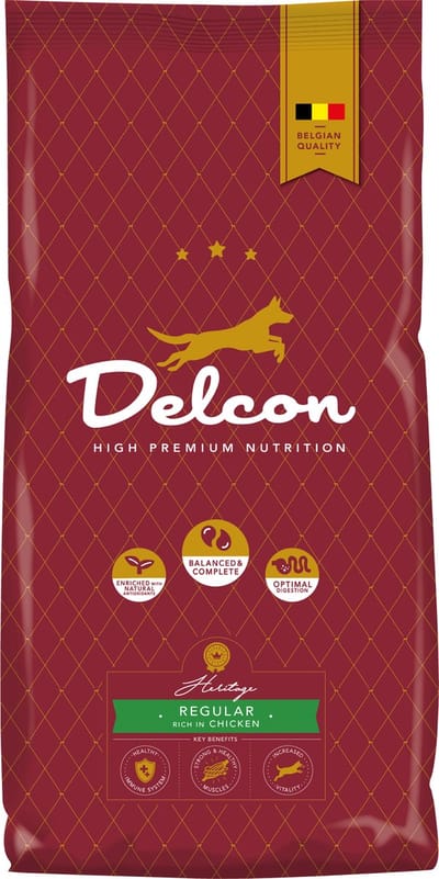 Delcon Adult Kip voor Medium en Maxi honden - 3 kg - Hondenbrokken