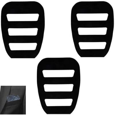 Dailygoods- Zakdoekhouder voor Heren - 3 Stuks - Vierkante Zakhouder