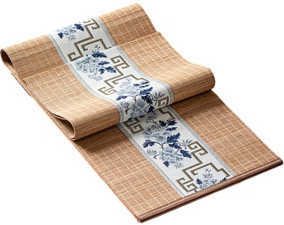 QTTVBTNA Bamboe Placemat – Tafelloper – Moderne Tafelmatten – Anti-slip & Hittebestendig – Keuken & Eetkamer Decor – 30x150cm