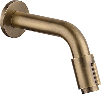 Piccolo fonteinkraan wandmodel 14,5 cm Brons/Messing