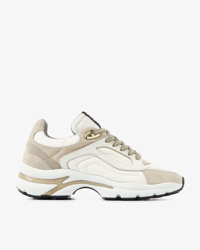 VIA VAI Vesper Macey Sneakers Dames - Su�de,Textiel,Leer - Wit