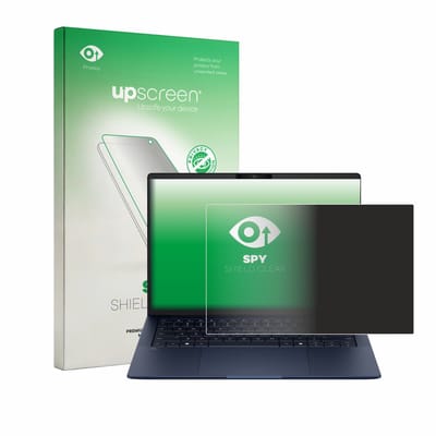 upscreen - privacy screenprotector voor HP EliteBook X G2a 14 - Folie Beschermfolie Blauwlichtfilter