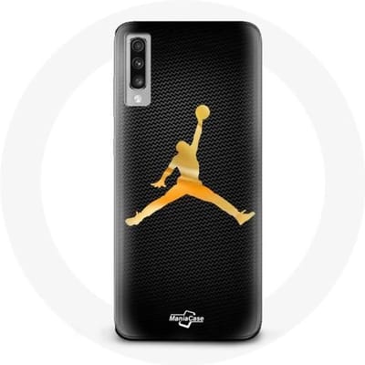 Coque - Michael Jordan - Samsung Galaxy A70 - Jaune - Souple - Sportif jaune