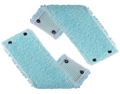 Leifheit Clean Twist XL / Combi Clean XL vloerwisser vervangingsdoek met drukknoppen – Super Soft – 42 cm - 2s