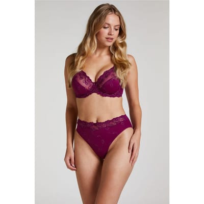 Hunkemöller Dames Lingerie Hoge slip Diva - Paars - maat S