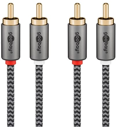 Goobay Plus Tulp stereo kabel | 1 meter