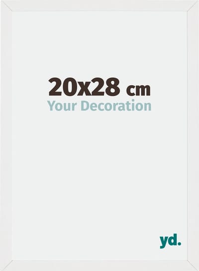 Your Decoration - Fotolijst 20x28 cm - MDF - Wit Hoogglans - Mura