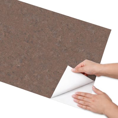 Coloray Meubel Wrap Folie - Bruin Meubelfolie - 50x100 cm - Decoratiefolie Herfsttapijt - Meubel Wrap Folie - Rustiek Meubelfolie - Plakfolie Meubels - Keuken decoratie - Teksten