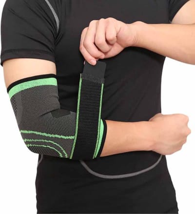 CHPN - Elleboog brace - Elleboog band - Verstelbare brace - Pijn aan elleboog - L - Elastisch - Universeel