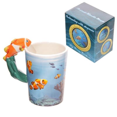 Mok Nemo in Giftbox Vismok Beker Cadeau Theemok Koffiemok Visbeker Soep Limonade Drinkbeker Vissen