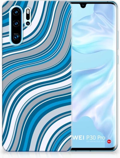 Huawei P30 Pro TPU bumper Waves Blue