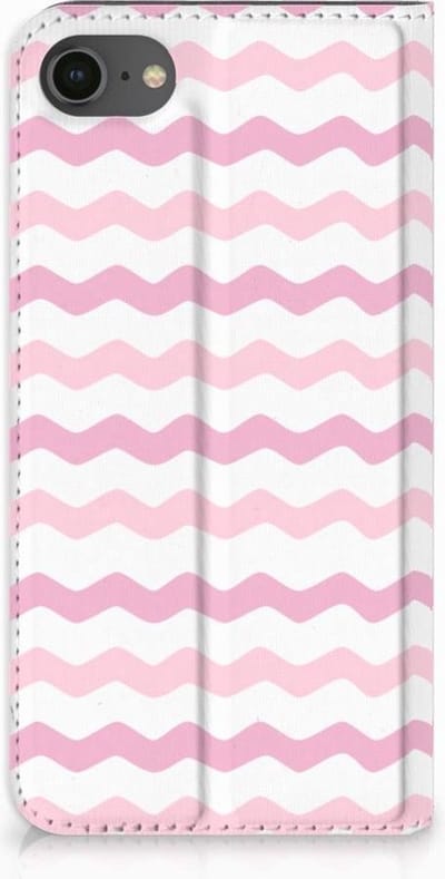 iPhone 7 | 8 | SE (2020) | SE (2022) Hoesje met Magneet Waves Roze