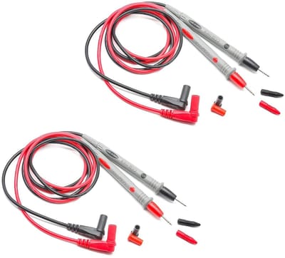 Multimeter Testkabels - Meetsondes Set - Elektrische Metingen - Hoge Veiligheidsklasse - 1000 Volt - Zwart Rood