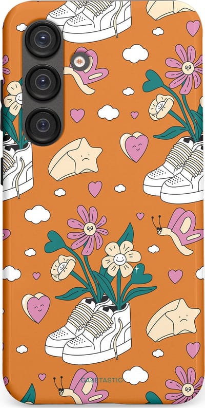 Casetastic Hoesje Geschikt voor Samsung S25 - Stijlvolle Beschermende Duo-layer Case - Hartentuin