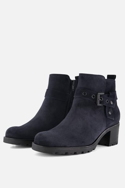 Gabor Gabor Enkellaarsjes blauw Suede