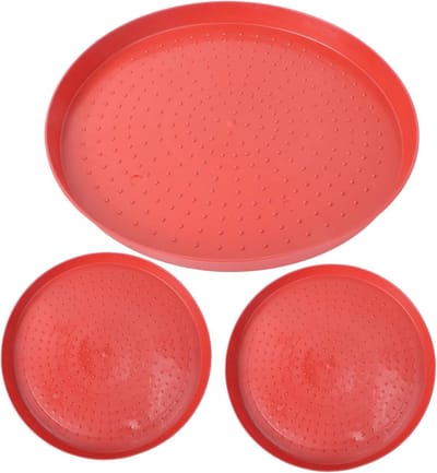 Voerbak Set - Kippen Voerbak - Pluimvee Voeren - Duurzaam Kunststof - 35 x 35 cm - Niet gespecificeerd