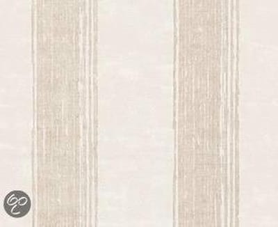 AS Creation - Vliesbehang - Esprit 8 Jeanslook 939036 - 10,05x0,53 m - digitaal reliëf beige/wit