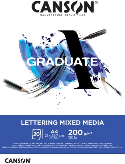 CANSON tekenblok Graduate Lettering Mixed Media A3