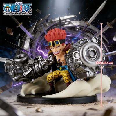 1 st Officiële One Piece Eustass Kid Decoratie Beste Cadeau voor Anime Fans Gaming Kamer Bureau Setup Anime Bureau Verzamelaar gray
