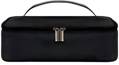 Draagbare geïsoleerde koeltas - mini-lunchbox - kleine geïsoleerde lunchtas - bevroren snacktas voor volwassenen voor mannen en vrouwen - voor werk - 25*16*8cm-zwart