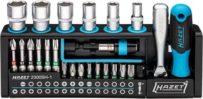 Compacte 39-delige Gereedschapset met Bit-Set en Handige Opslag