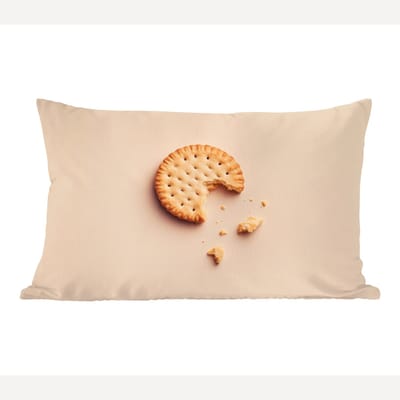 Sierkussens - Kussentjes Woonkamer - 50x30 cm - Koekje - Kruimels - beige