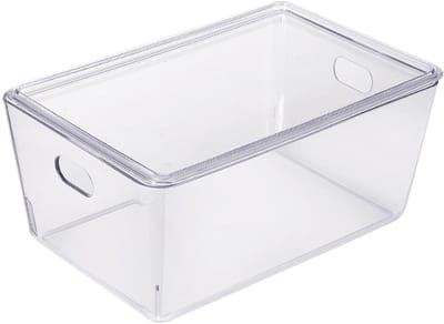 Ezystorage Transparant bakje met deksel - 4 liter - 17,5 x 26 x 11,5 cm - Stapelbaar