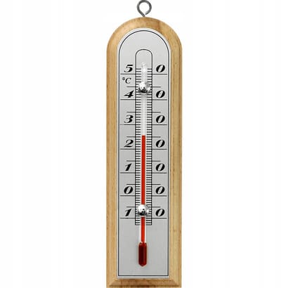 Browin - Binnenthermometer - Hout - Elegant - Zonder Kwik