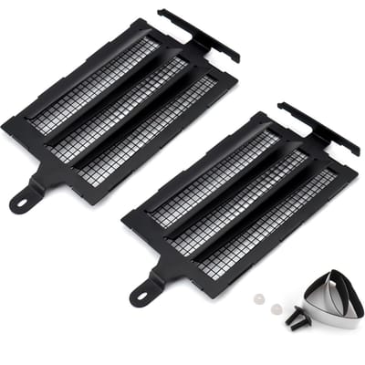 2 Stuks Radiator Guard Protector Grille Grill Cover Vervanging Voor Bmw R 1250GS/Adv 2020-2023 zwart