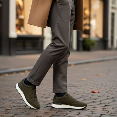 Vertice Vertice Sneakers groen Suede