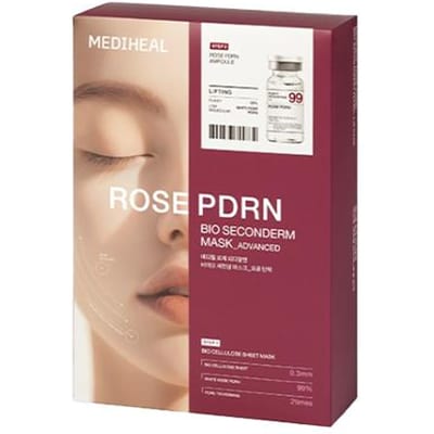 [MEDIHEAL] ROSE PDRN Bio Seconderm Mask 10EA