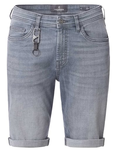 CASA MODA jeans shorts STEVE - heren 5-pocket korte spijkerbroek - antracietgrijs