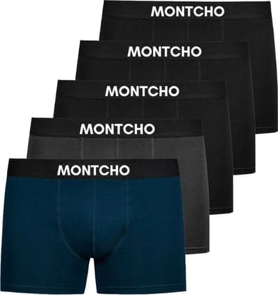 Boxershort Heren - Heren ondergoed - Boxershorts - 5 Pack Boxershort - Boxershort heren Katoen - Maat: (S - XXL) - Essence Series - MONTCHO