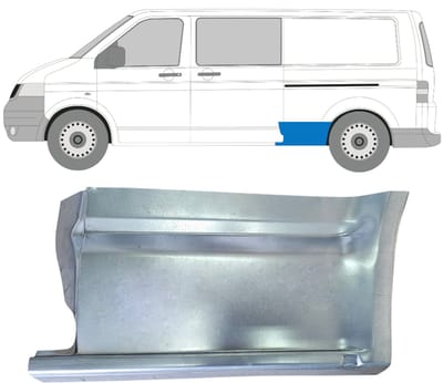 Reparatiepaneel achterspatbord voor Volkswagen Transporter T5 2003-2015 / Links