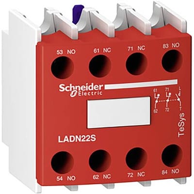 Schneider Electric Auxiliary contact block tesys D (2no-2nc
