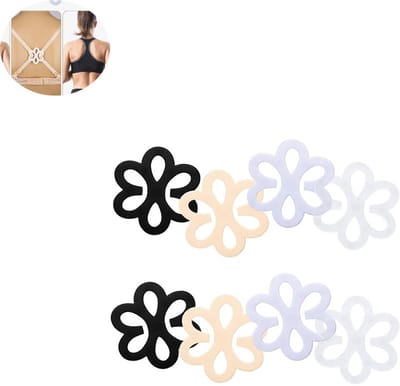 8 stuks-BH Clips- bh clip achterkant- BH accessoires-Onzichtbare Beha Gesp- bra clips-BH Band Houder-beha haakjes- BH accessoire - beha- bh-BH Bandjes Tegen Afzakkende