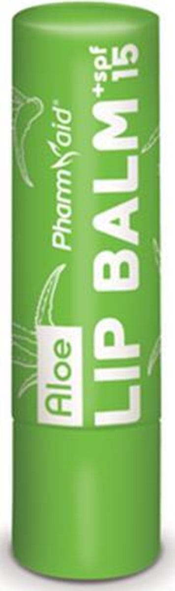 Pharmaid Aloe Vera Lippenbalsem SPF 15 – Natuurlijke Verzorging & Zonnelipbescherming in Eén Stick (4,4g)