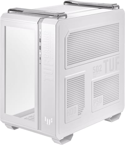 ASUS TUF Gaming GT502 PLUS Wit - Pc-behuizing - Tower - ATX - Micro-ATX - Mini-ITX