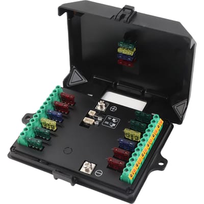 12-Gang Schakelpaneel 12V naar 24V IP65 Waterbestendig RGB Kleur Universeel voor Vrachtwagen Boot Offroad ATV UTV SUV