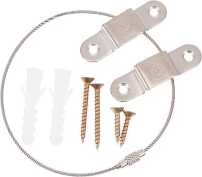 Anti-tip Bescherming - Möbelgurte - Kinderveiligheid - Robuuste Constructie - 15 Sets - Zilver