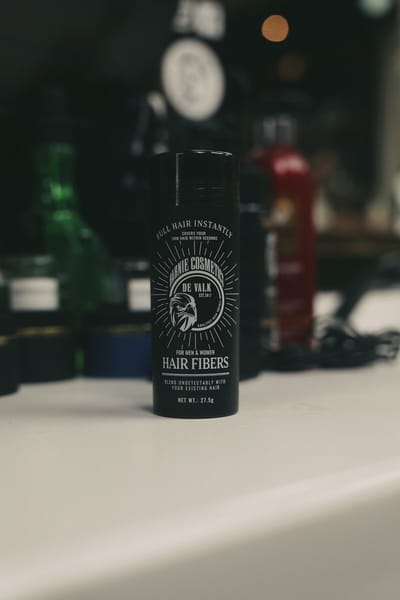 Barnie Cosmetics® Hair Fiber - zwart - haarbooster - haarpoeder - voor mannen en vrouwen - verberg dunnen plekken - voor haaruitval